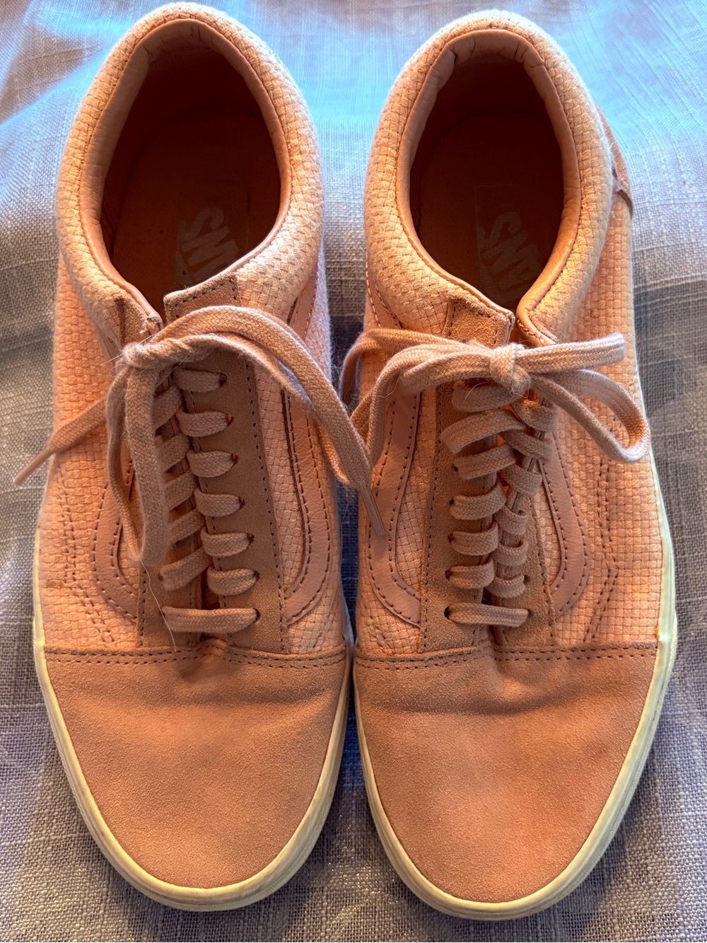 Vans Pink Suede Low-Top Sneakers